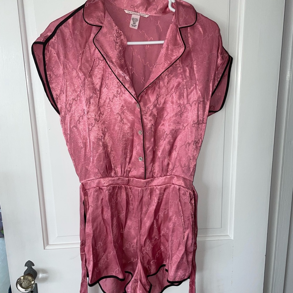 Victoria Secrets Loungewear Pink Romper XS